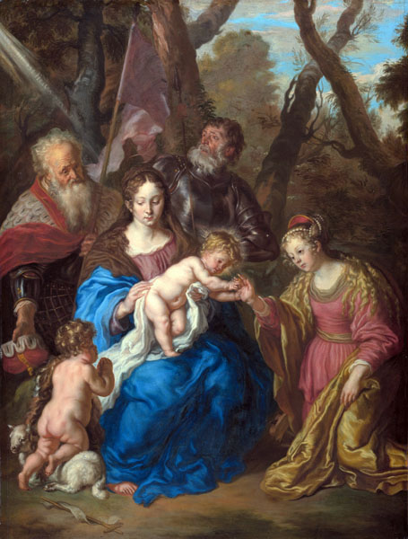 the mystical marriage of saint catherine with saint leopold and saint william